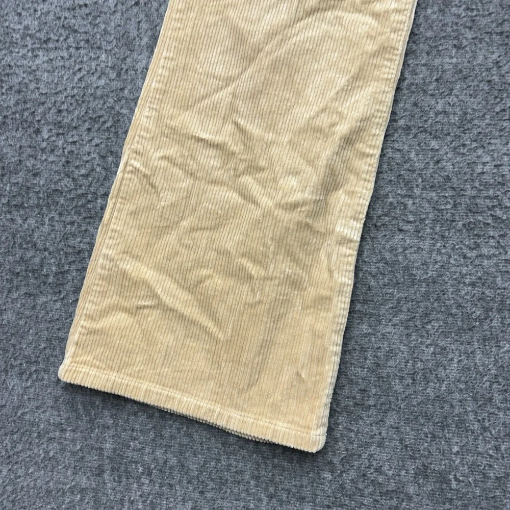 Ralph Lauren LRL‎ Jeans Womens 12 Khaki Classic Bootcut Corduroy Beige